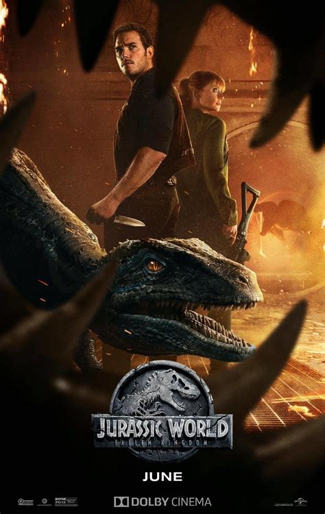 Póster Cartel De Jurassic World El Reino Caído 2018 Ecartelera