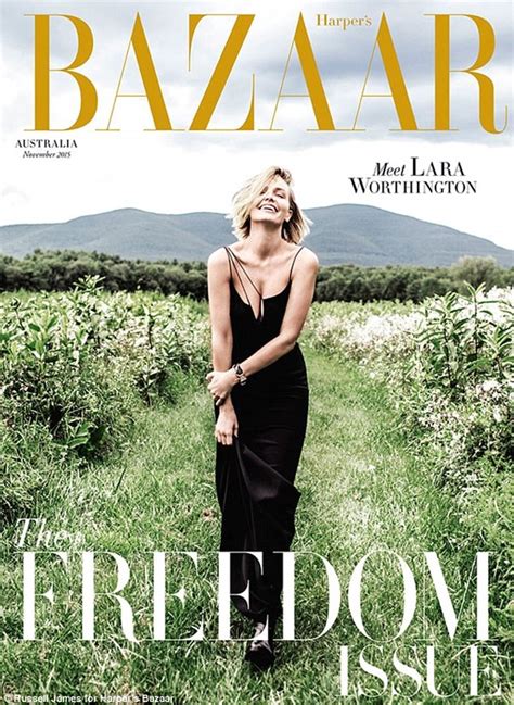 Lara Bingle Talks About Chasing Fame To Harpers Bazaar Australia