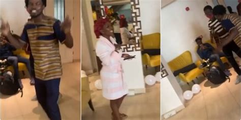 Nana Aba Anamoah Shed Tears As Fameye Gives Her Special Birthday Present Video