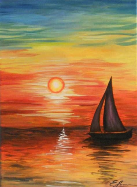 Simple Sunset Drawing At Getdrawings Free Download