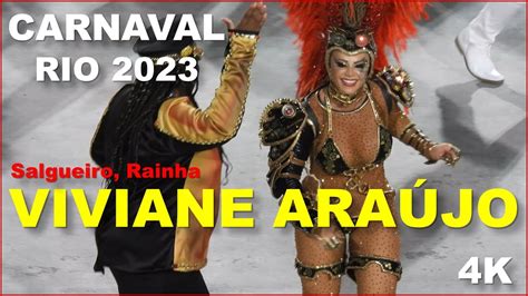 Carnival Rio Parade Viviane Ara Jo Wonderful Samba Queen Brazil K Youtube