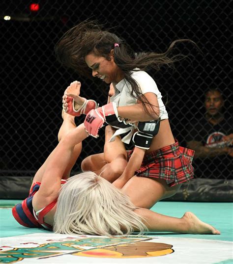 The Lingerie Fighting Championships Celebrated Halloween With Costumed