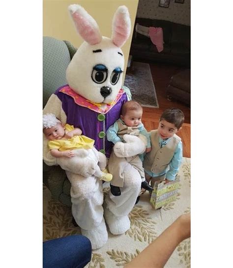 Easter Bunny Adult Mascot Costume Ronjo Magic Costumes