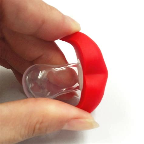 Pcs Newborn Pacifier Red Lips Dummy Pacifiers Funny Silicone Baby