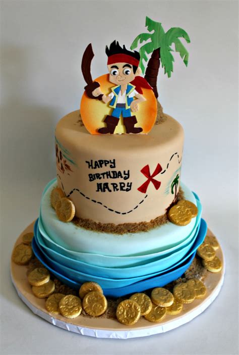 Now the question that pops up into your mind is where to find the most delicious romantic birthday cake for girlfriend that comes with a very unique and eye catching design. Pirate Birthday Cake | Lil' Miss Cakes