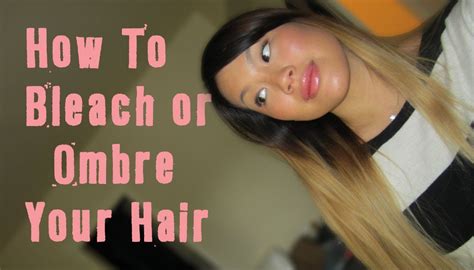 Hair Talk How To Bleach And Ombre Dark To Blonde With No Brassiness At
