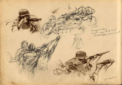 The wisconsin veterans museum recently opened an exhibit of a milwaukee veteran's unique sketches of pacific islands during world war ii. Hans Liska | Soldier drawing, War art, Military drawings