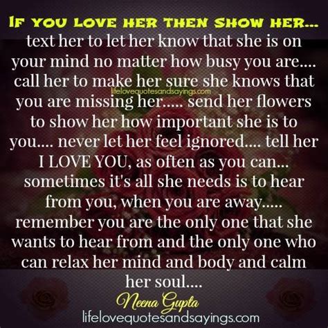 Tell Her You Love Her Quotes Quotesgram