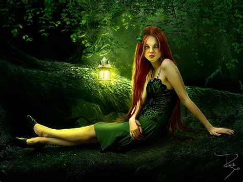 Beautiful Fairy Of The Forest