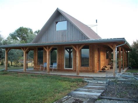 Take a look at our sample layouts below Modified Post and Beam 20 X 24 Cabin | Barn house kits ...