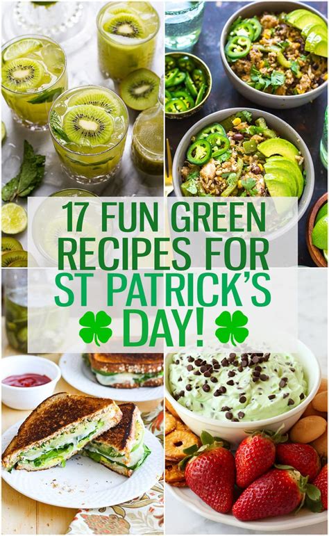 17 Fun Green Recipes For St Patrick S Day Treats Meals The Girl