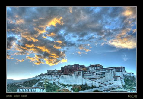 Potala Palace Sunset By Davidmcb On Deviantart