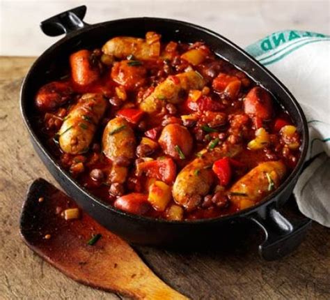 The Low Carb Diabetic Sausage And Bean Casserole So Warming