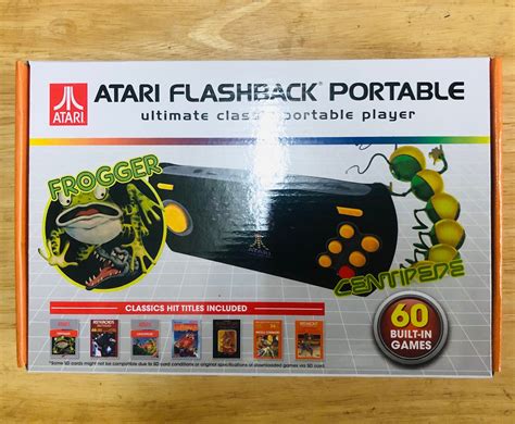 Atari Ultimate Flashback Portable Handheld 60 Built In Games Etsy Uk