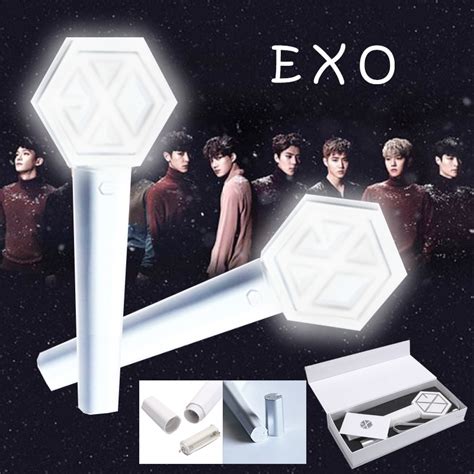 Kpop Exo Lightstick For Life Ver 2 White Light Stick Lamp Ts Shopee Singapore