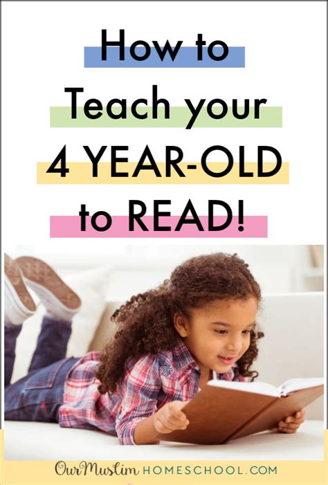How To Teach Your Four Year Old To Readif They Want To