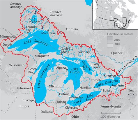Label The Great Lakes