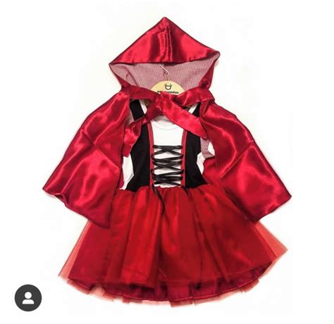 vestido fantasia chapeuzinho vermelho elo7 produtos especiais