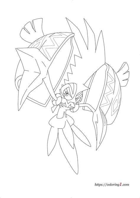 Coloriage Pokemon Tokorico Coloriage Gratuit à Imprimer Dessin 2021