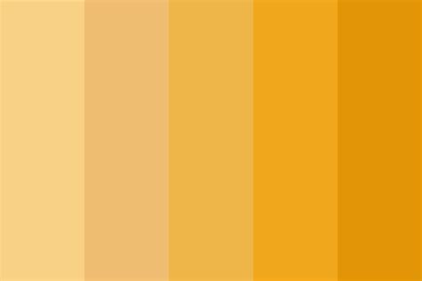 Shades Of Orange Lightest Color Palette