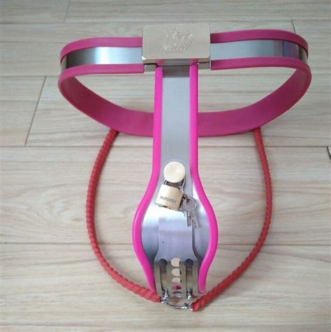 The New Y Shaped Lock Female Chastity Beltstainless Steelsilicone Top Qualitywear Comfortable