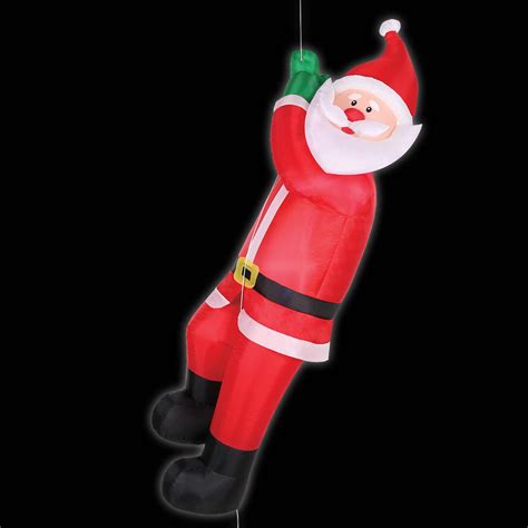 The santa fe depot, one of the region's most historic landmarks, is being sold to a local private investor with escrow due to close the first week of november. Airflowz 6 ft. Animated Inflatable Climbing Santa-74667 - The Home Depot