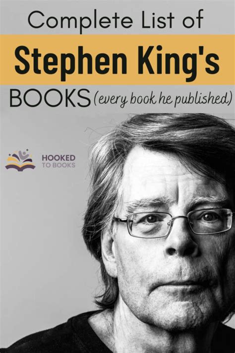 The Complete List Of Stephen King Books In Order