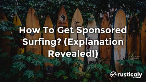 How To Get Sponsored Surfing The Best Explanation
