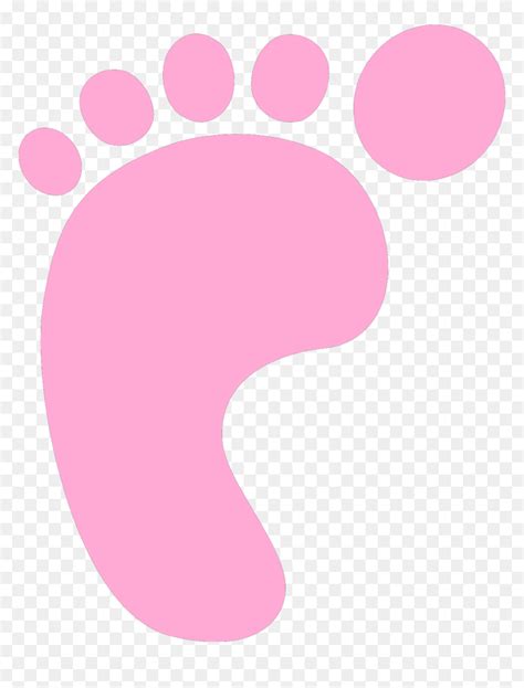 Pink Baby Foot Clip Art Hd Png Download 1600x1600 Png Dlfpt