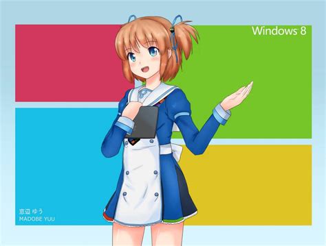 Madobe Yuu Windows 8 Os Tan By Ritsan115 On Deviantart Yuu Tan Anime