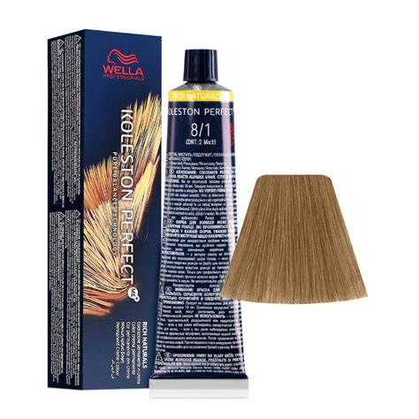 Wella Koleston Perfect Me Rich Naturals 81 Light Ash Blonde 60ml