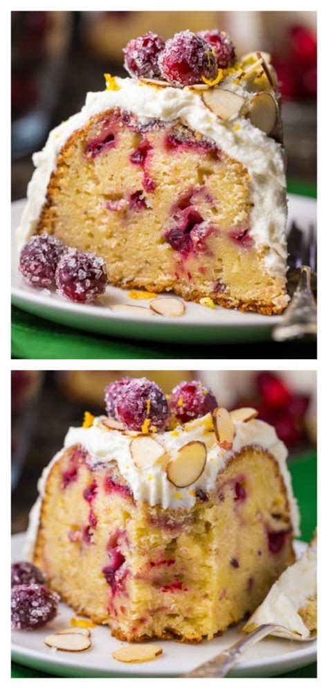 Miniature bundt cakes are ideal for gift giving when wrapped individually in celophane. White Chocolate Cranberry Bundt Cake | Recipe | Cranberry orange cake, Cake recipes, Savoury cake