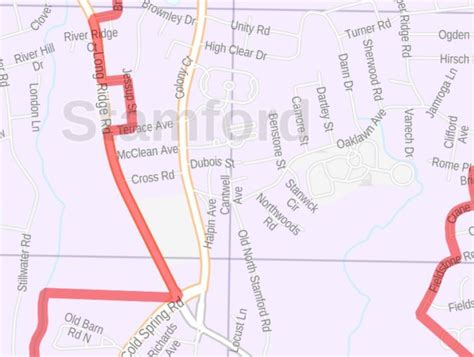 Stamford Ct Zip Code Map