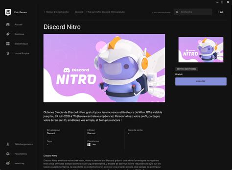 Discord Nitro Est Offert Pendant 3 Mois Sur Lepic Games Store Jvmagch