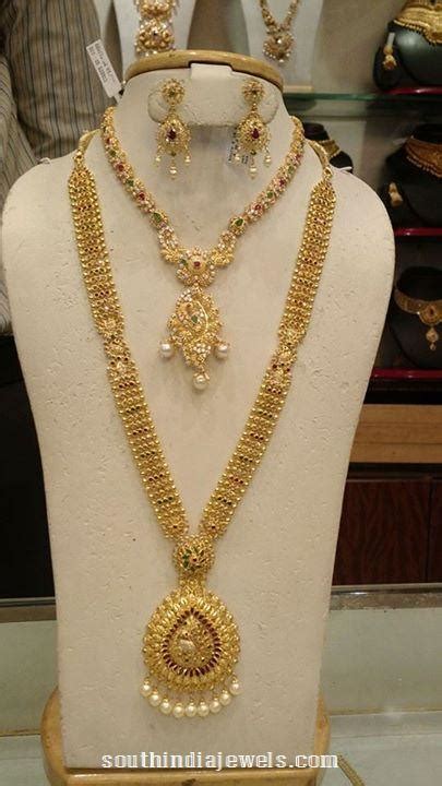 Gold Bridal Jewellery Set South India Jewels