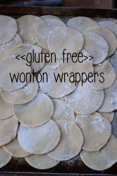 Get this tested recipe for the best gluten free won ton wrappers. Pin on Gluten-Free Recipes