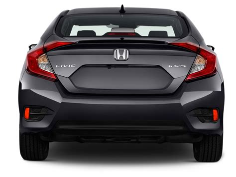 Image 2016 Honda Civic 4 Door Cvt Touring Rear Exterior View Size