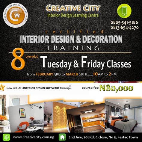 Professional Interior Design Training Adverts Nigeria