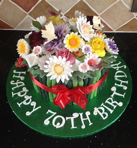 Flower Bouquet Cake The Great British Bake Off