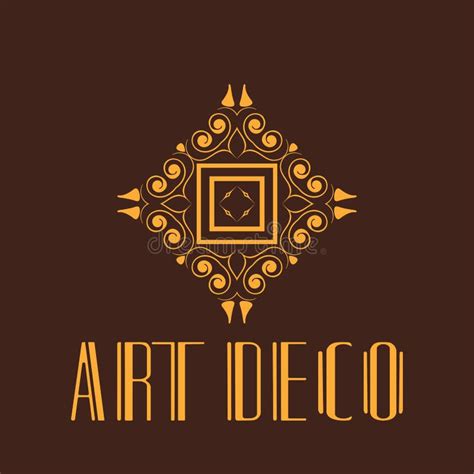 Modern Art Deco Logo Stock Vector Illustration Of Deco 145513231