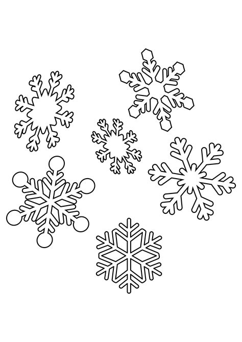 Coloriage Flocons De Neige Coloriages Gratuits à Imprimer Dessin 31074