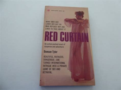 Red Curtain 1966 Duncan Tyler Beautiful Ruthless Dangerous And Horny Mint
