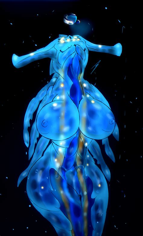 rule 34 big breasts bioluminescence dark background female ghost leviathan subnautica hb