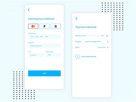 Payment Screens Light Concept Uplabs
