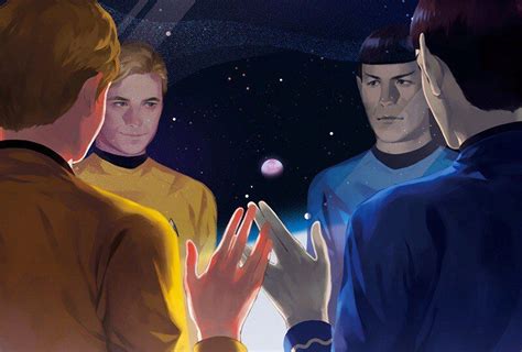 James T Kirk And Spock Spirk Star Trek Tos Aos Star Trek Tos