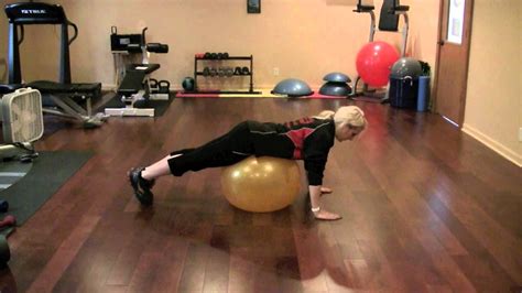 Leg Lifts On A Stability Ball Personal Training Exercise Of The Day