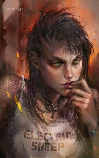Emo Gothic Baddass Cyberpunk Character Cyberpunk Girl Cyberpunk Art