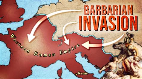 How Barbarian Invasions Ended The Western Roman Empire Youtube