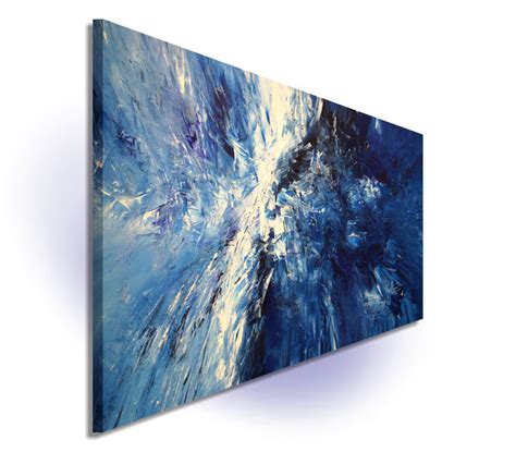 Magical Blue L 1 Large Abstract Painting Art For Sale