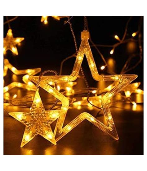 MR Star Led Light 12 Stars String Lights Yellow: Buy MR Star Led Light 12 Stars String Lights ...